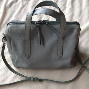 Fossil Sydney Satchel, light blue